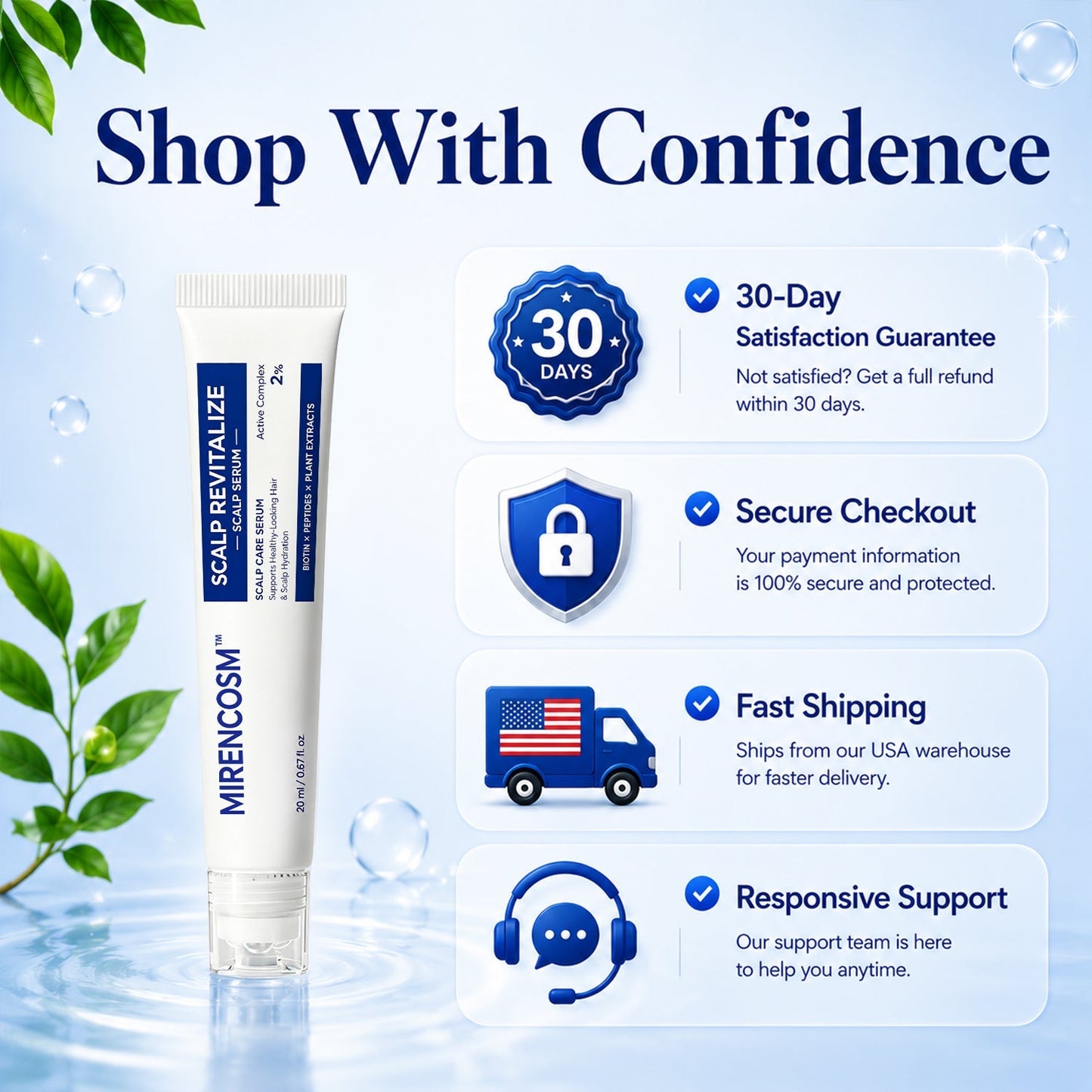 Scalp Serum | For Fuller-Looking Hair & Scalp Strengthening Roll-On Serum